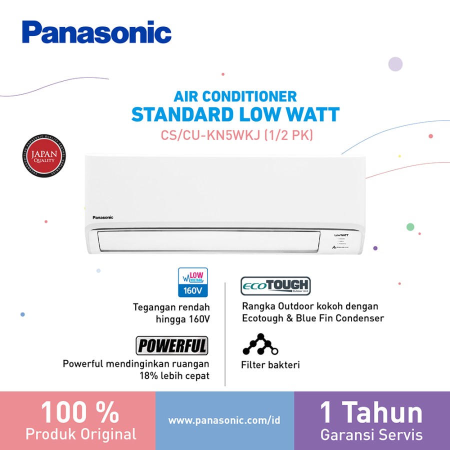 AC Panasonic Low Watt KN5WKJ / Panasonic 0.5PK Low Watt KN 5WKJ