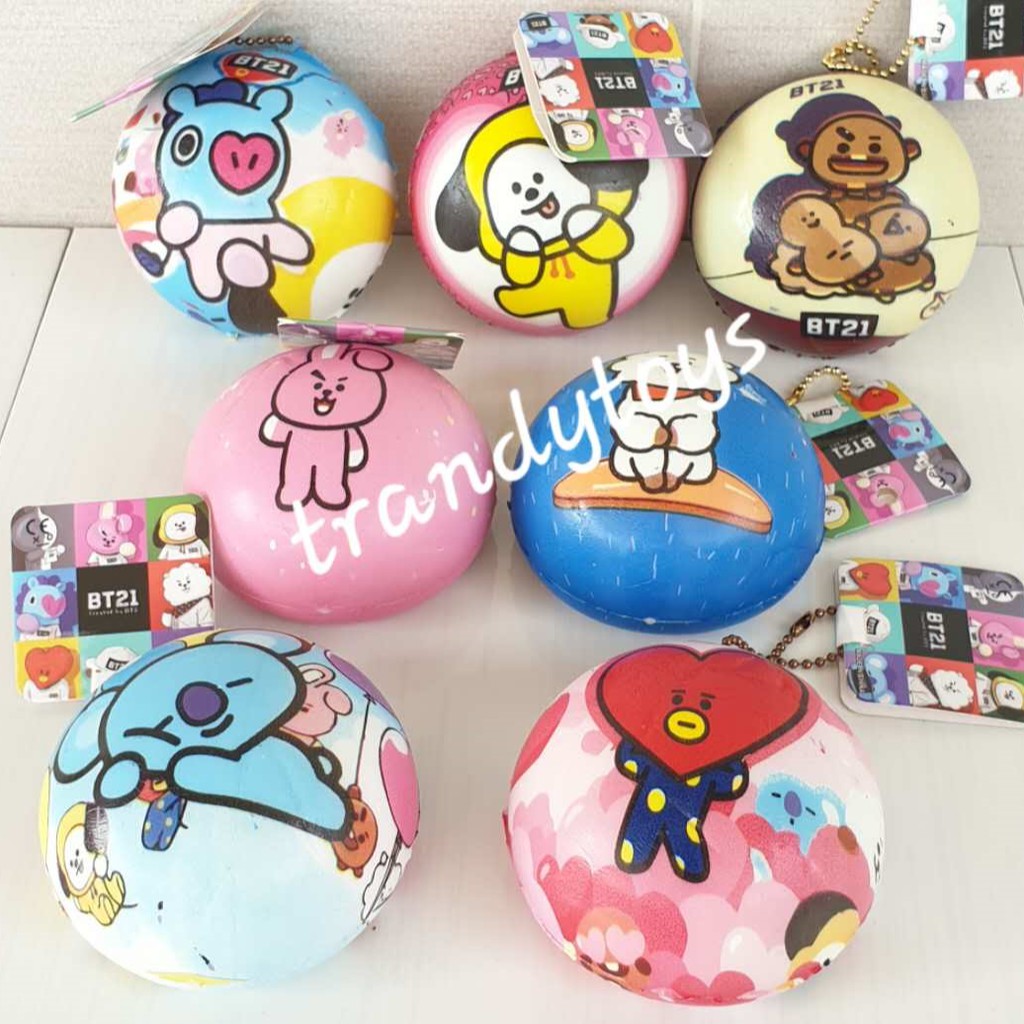 Squishy Murah Mainan  SQUISHY Gantungan Kunci BAKPAO MEDIUM 