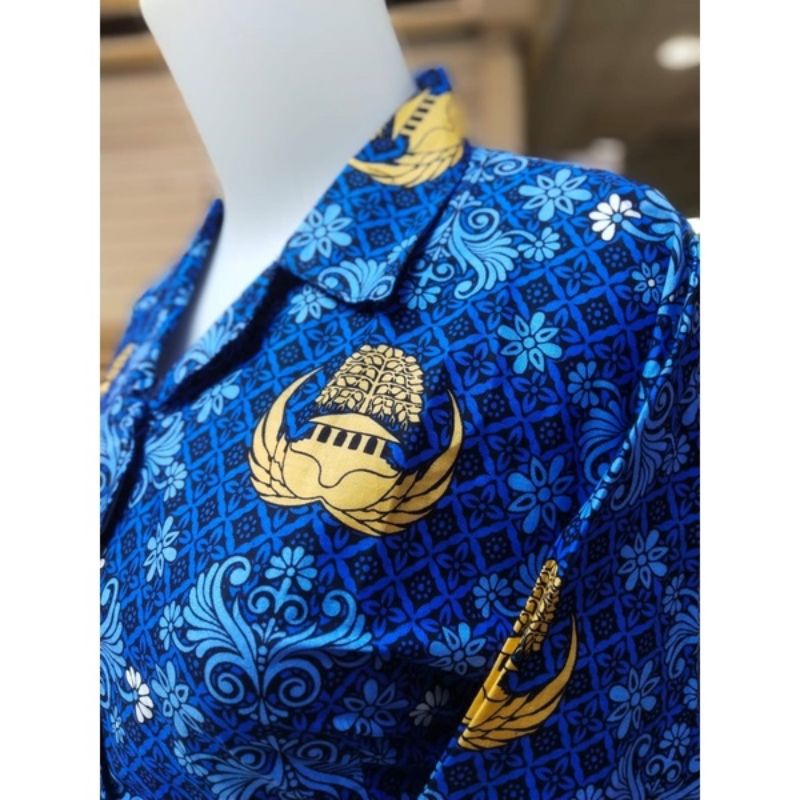 Seragam Batik Korpri Terbaru wanita termurah / seragam korpri wanita / batik korpri wanita lengan panjang / Baju Korpri / Seragam PNS / Batik Korpri / Kemeja Korpri