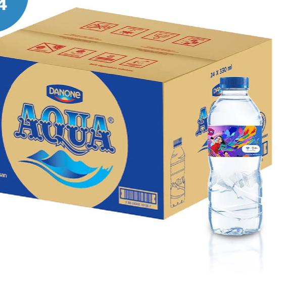 

✴ Aqua 330ml 1 Kardus isi 24 botol air mineral harga grosir murah ™