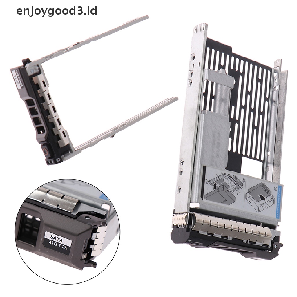 Tray Caddy Hdd Sata 2.5 &quot;3.5&quot; Sas Untuk Dell Poweredge Server R310 R510 R720 R730