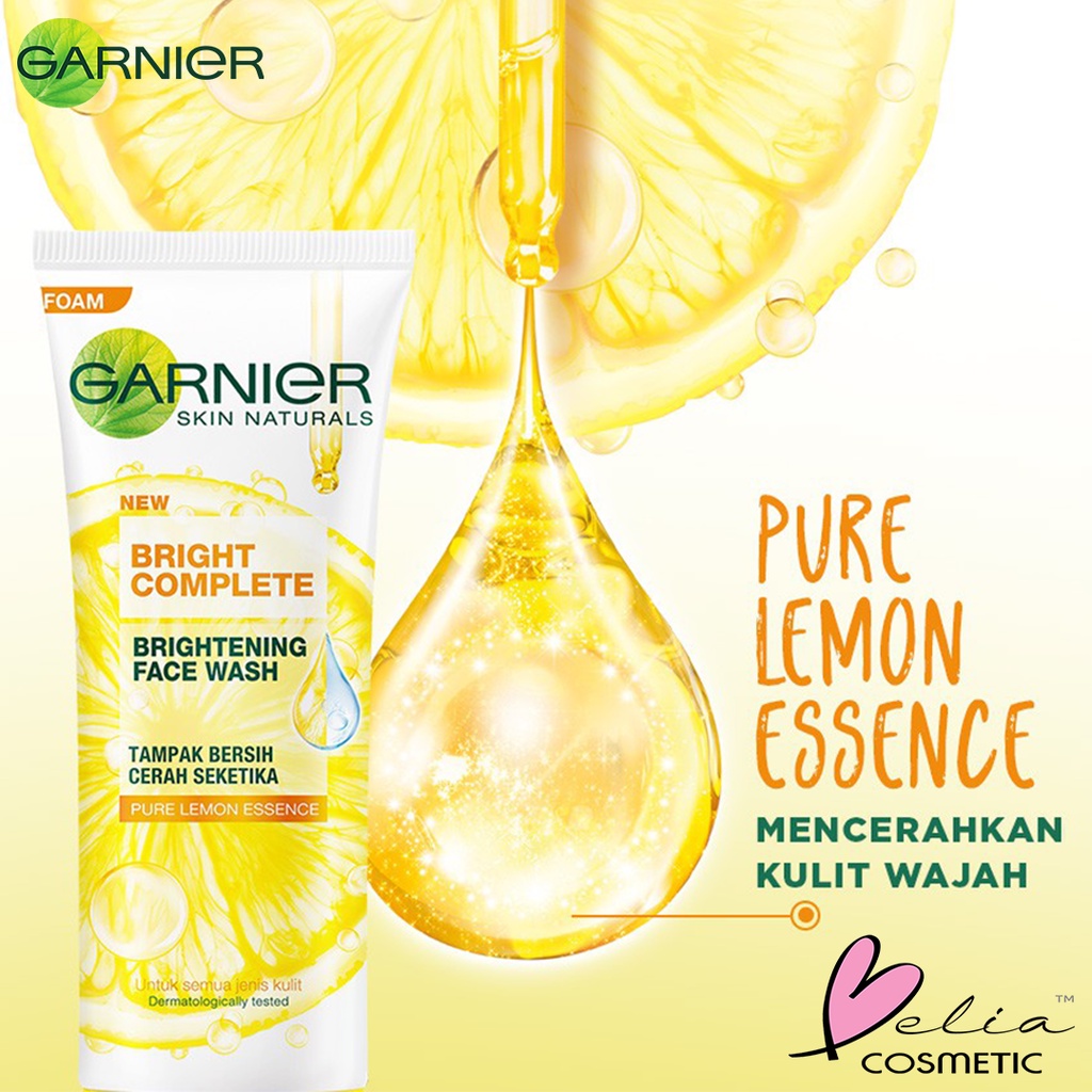 ❤ BELIA ❤ Garnier Light Complete Bright Complete Brightening Foam | Scrub | White Speed | Sabun Cuci Muka