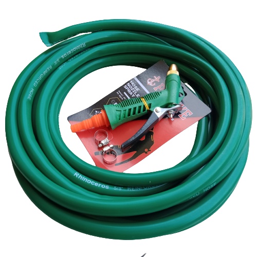 TIFAKA - Semprotan Selang Warna Air Dop Hijau 5/8 1 Mm 10 Meter - Semprotan Air Cuci Motor Mobil