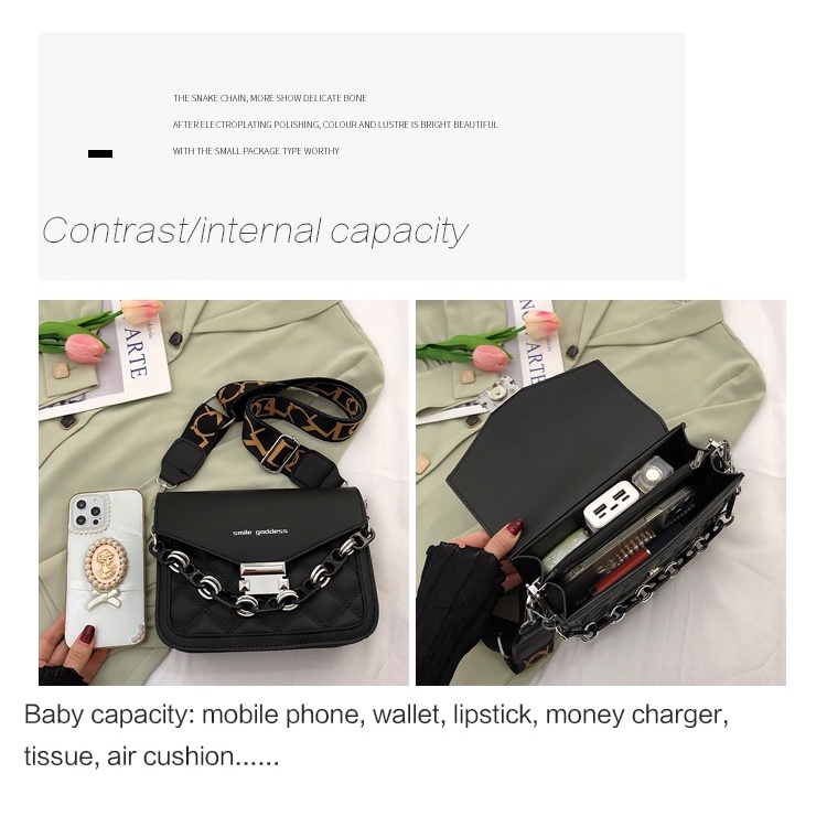 ASIN829-  Tas Rantai Selempang Wanita Fashion T141 PREMIUM BERKUALITAS