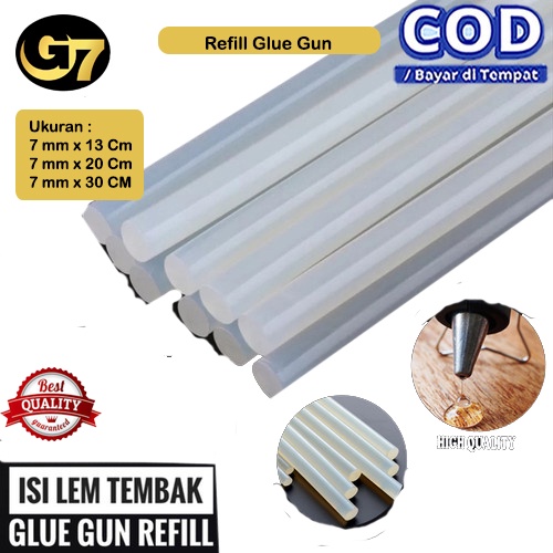 

Lem Tembak Kecil Murah Isi Lem Tembak Bening Bakar Refill Glue Gun Untuk DIY Dekorasi Aksesoris Sambungan