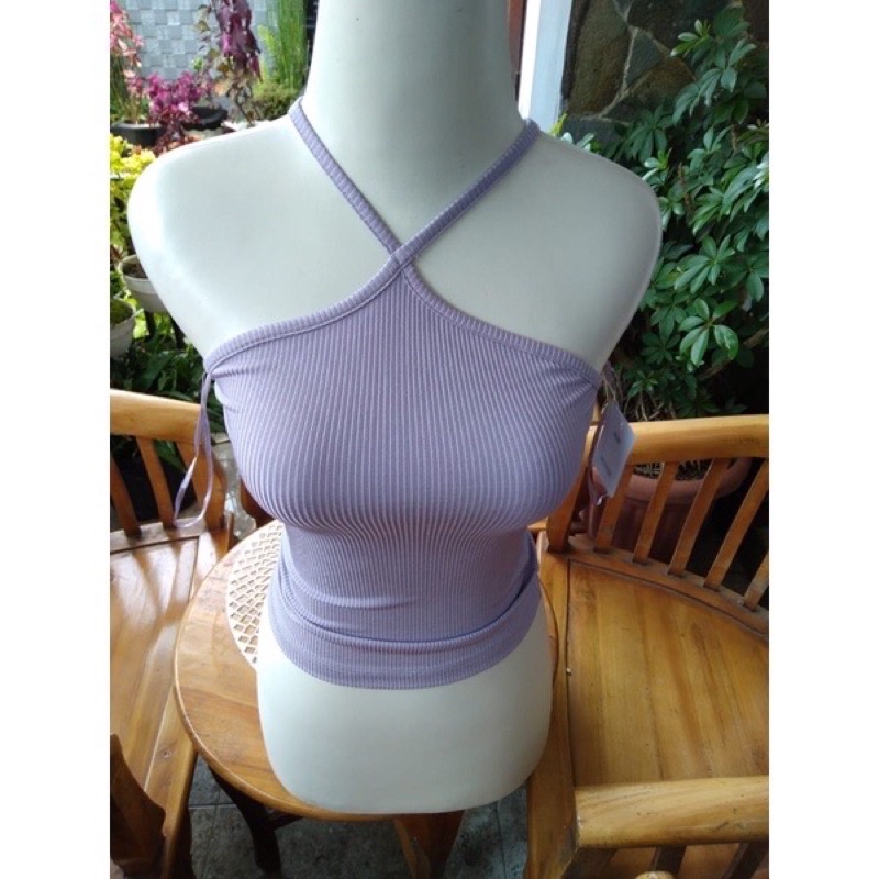 Urban Outfitters UO Y Neck Crop Top