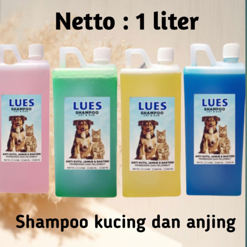 SHAMPOO KUCING SHAMPOO ANTI KUTU DAN JAMUR netto: 1 liter