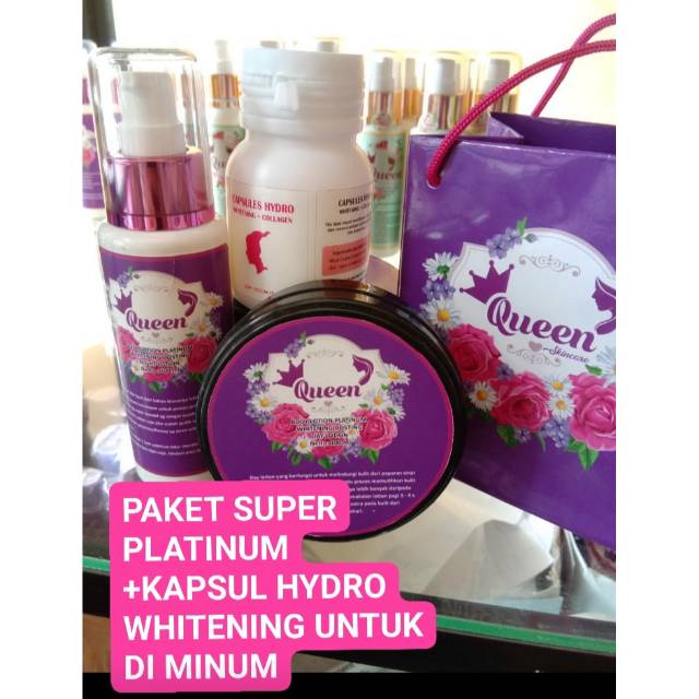 PROMO SPECIAL TAHUN BARU PAKET SUPER PLATINUM+KAPSUL HYDRO WHITENING