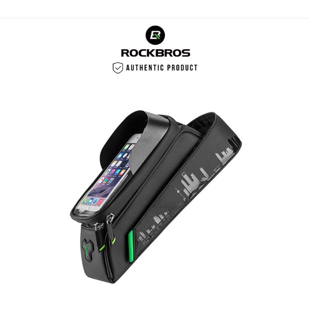 ROCKBROS  Bicycle Tube Bag Phone Screen 5.8 Inch SMALL 029BK