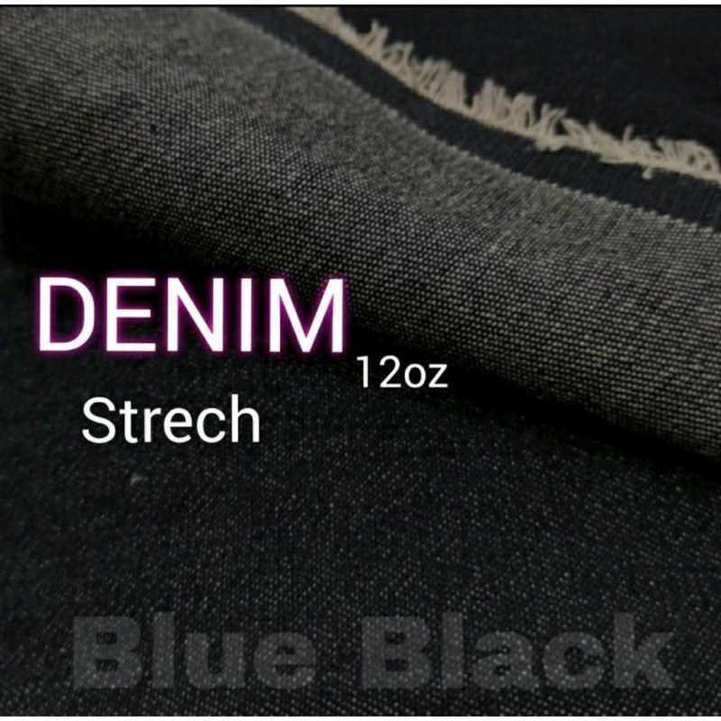 Kain Denim strech 12oz tebal bagus
