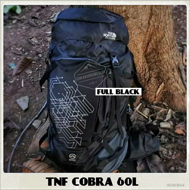 Carrier 60L+5L | Tas Gunung 60L | Carrier Cobra 60L Free Raincover