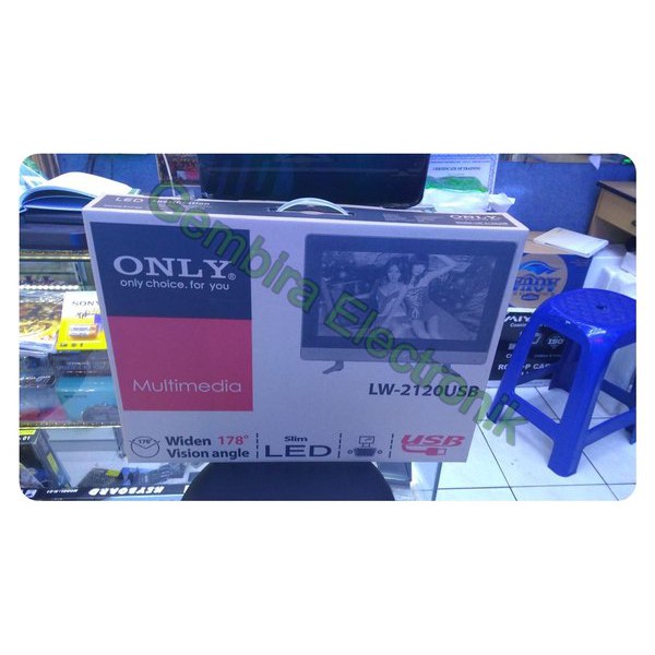 Spesial TV LED juc 21 inch televisi LED murah  Terlaris