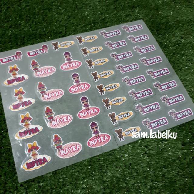 

SAM Sticker Baju label nama custom