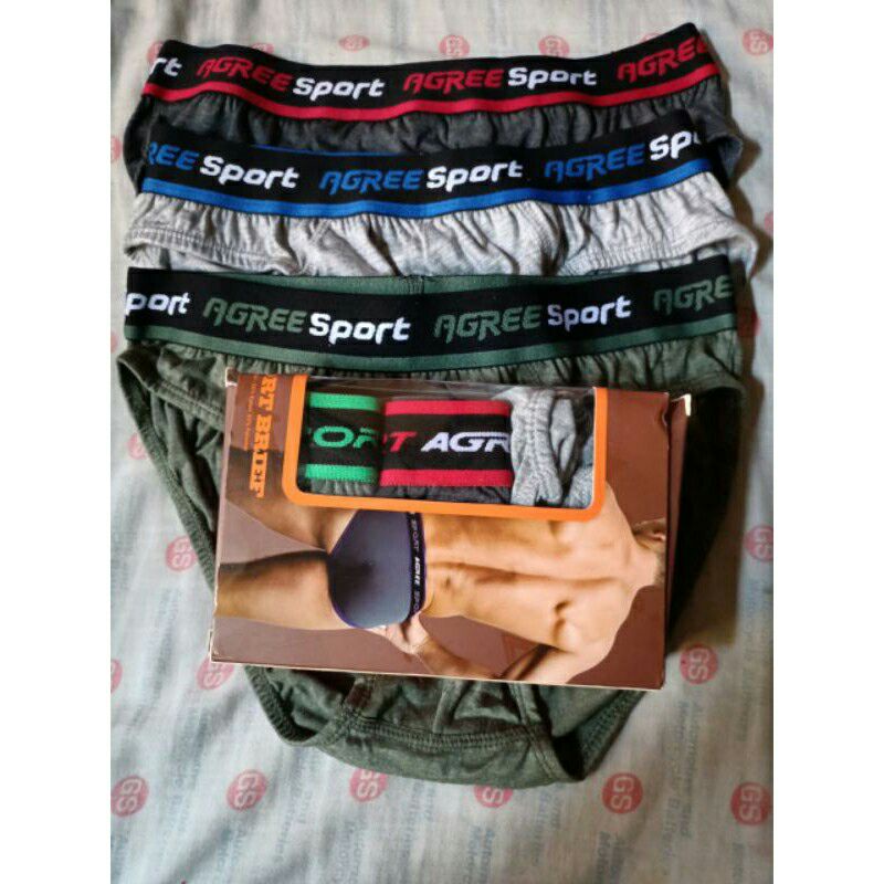 TERLARIS SEMPAK PRIA AGREE SPORT 2311 / SEMPAK PRIA KARET LEBAR / SEMPAK PRIA BERKUALITAS