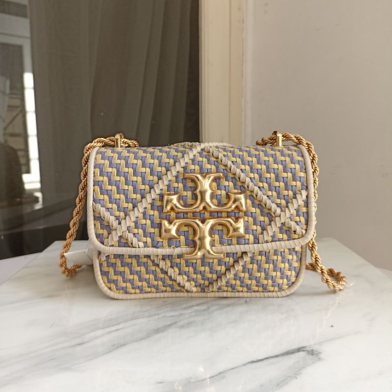 TAS WANITA TB ELEANOR SMALL DIAMOND WOVEN CONVERTIBLE SHOULDER BAG