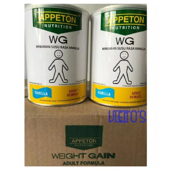

Badanberat- Appeton Weight Gain Vanilla -Penambah-Berat-Badan.