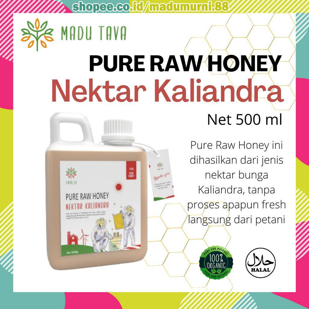 

Madu Murni Tava Nektar Kaliandra 500ml 100% Asli Alami Pure Natural Organik Raw Honey Peningkat Imun
