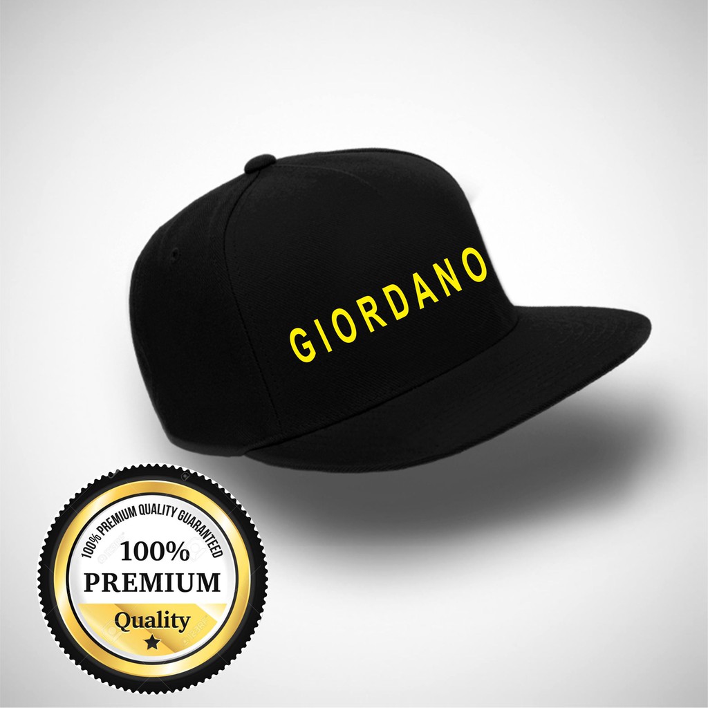 Indah Clothing Terbaru Topi Distro Topi Snapback Pria Wanita Giordano Kuning Super Premium