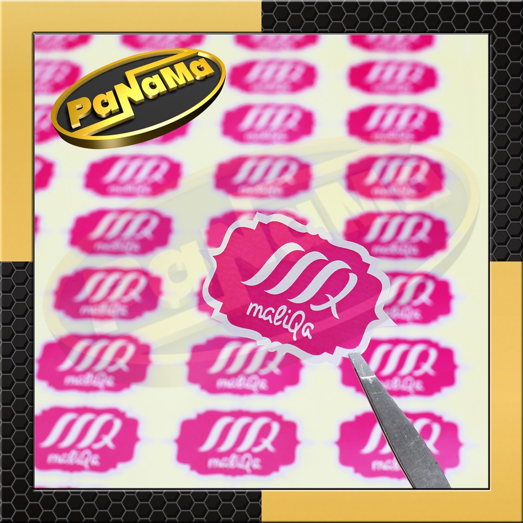 Print & Cut Sticker Chromo A3+, Cetak Kiss Cut Stiker Label Kromo / Cromo Murah Bagus, Bandung-5