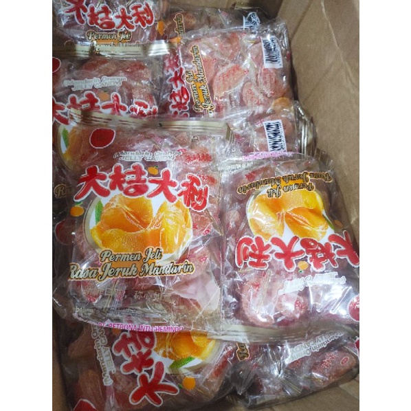 

Permen jelly Rasa mandarin orange 500gram / permen / permen mandarin / permen rasa jeruk / permen jeruk