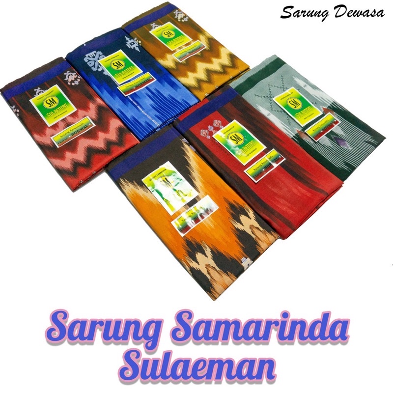 Sarung Kain Tenun Samarinda Sulaeman Dewasa Sarung Songket