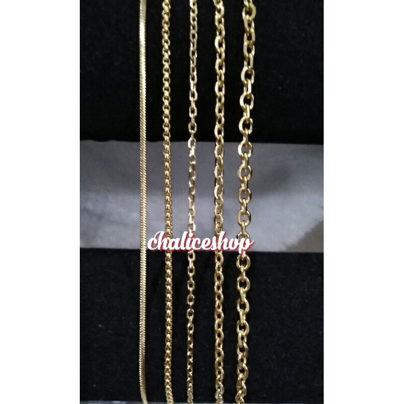 RANTAI KALUNG GOLD TITANIUM