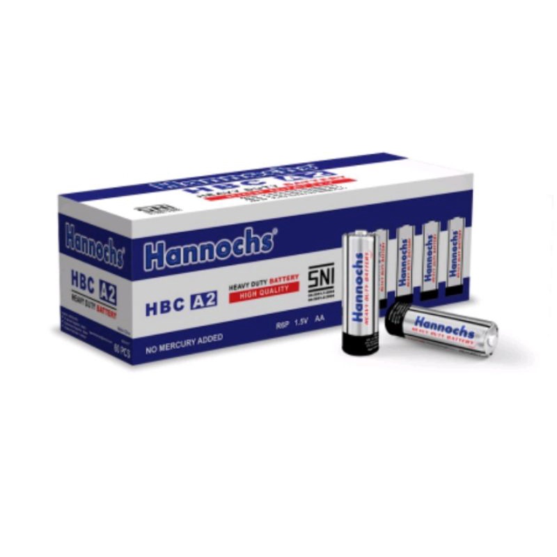 Baterai / Battery Hannochs HBC A2 Heavy Duty isi 4 pcs SNI