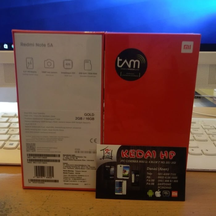 DISKON Xiaomi Redmi Note 5A 2 16 Garansi Resmi Tam Abu  