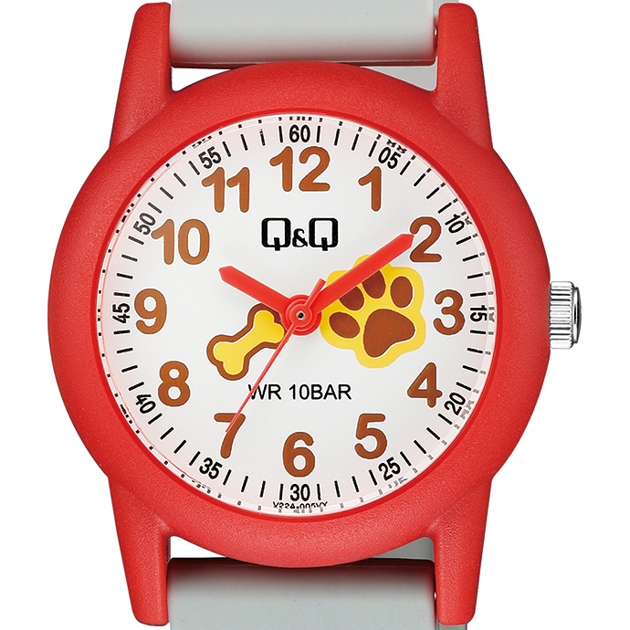 Q&amp;Q QnQ QQ Original Arloji Jam Tangan Anak Lucu Motif Analog - V22 V22A005 Tahan Air 10 BAR