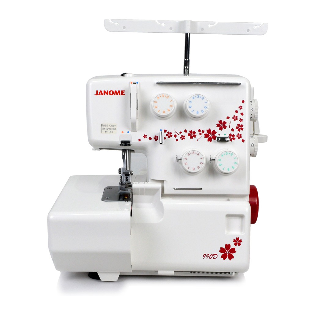 Janome 990D Mesin Obras dan Neci Portable Multifungsi