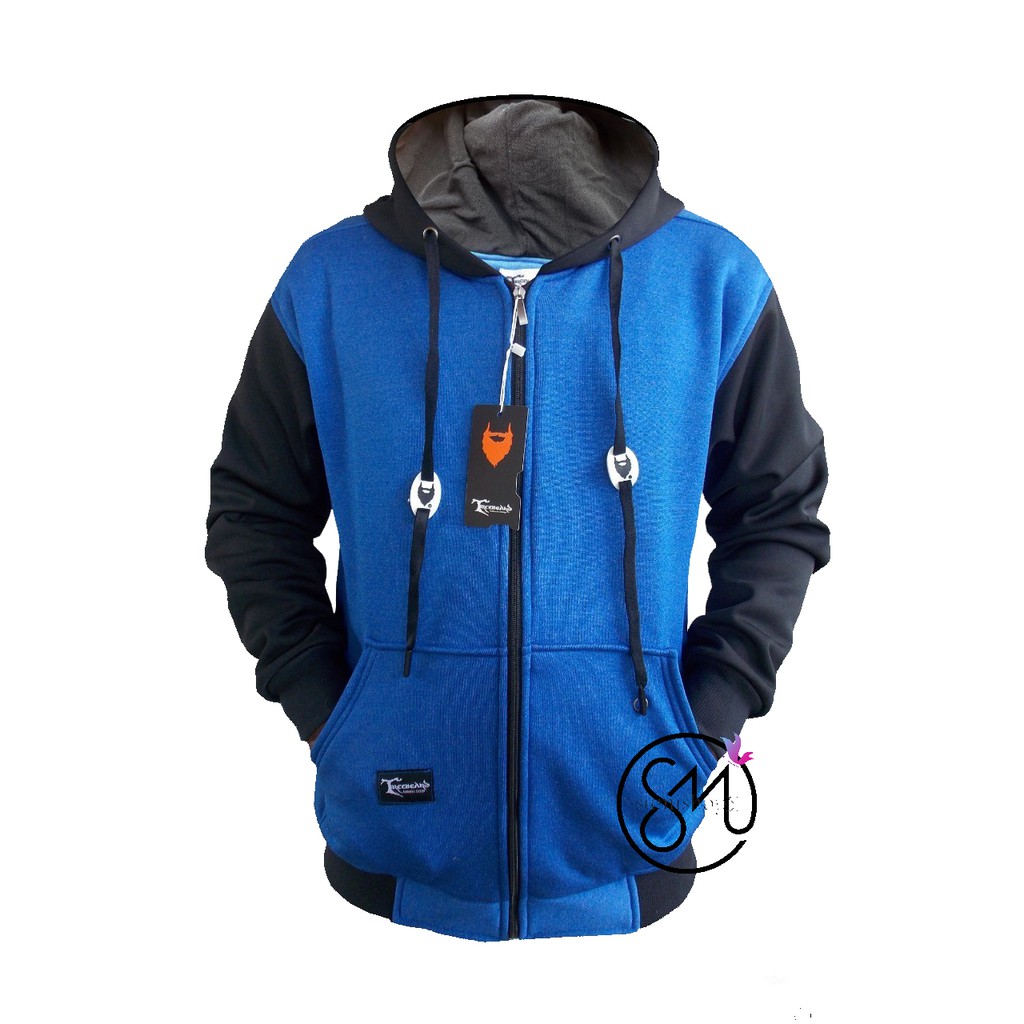 [BAYAR DI TEMPAT/COD] ORIGINAL TREEBEARD JAKET PRIA HOODIE SWEATER PRIA ZIPPER PREMIUM