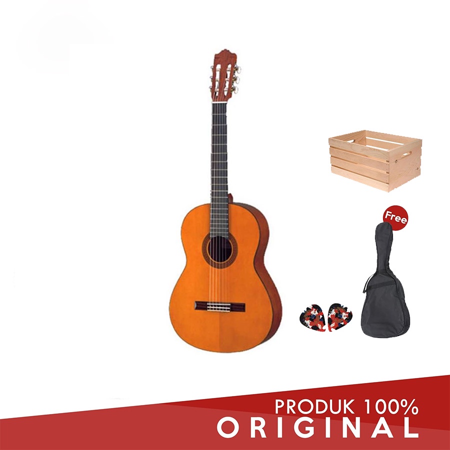 Yamaha Gitar Akustik C330 /  C330A / C 330A + Softcase & 2 Pick packing kayu