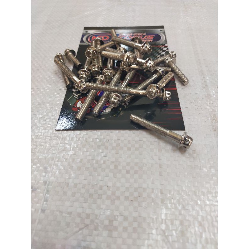 BAUT PROBOLT BLOK MESIN CB GL MEGAPRO TIGER BAUT PROBOLT BAK MESIN SET KIRI KANAN PNP