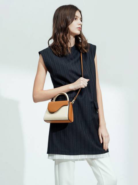 CK Angular Flap Bag
