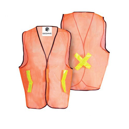 GOSAVE Rompi Jaring Scoth X Rompi Proyek Pengaman Jala Safety Vest Nyala Hijau