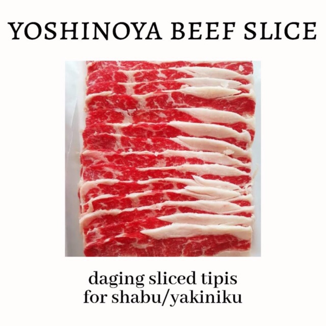 

US BEEF SLICE DAGING SAPI HALAL 250g 500gr