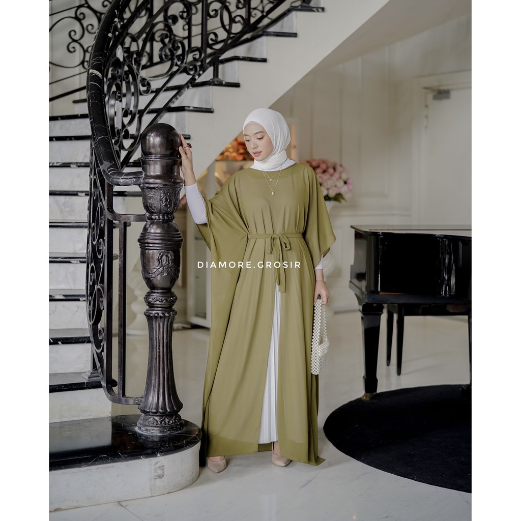 SALE !!! CHICI MAXI DRESS OUTER FREE HIJAB-1