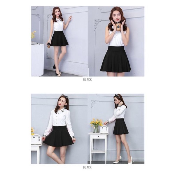 Korean Flare Short Skirt