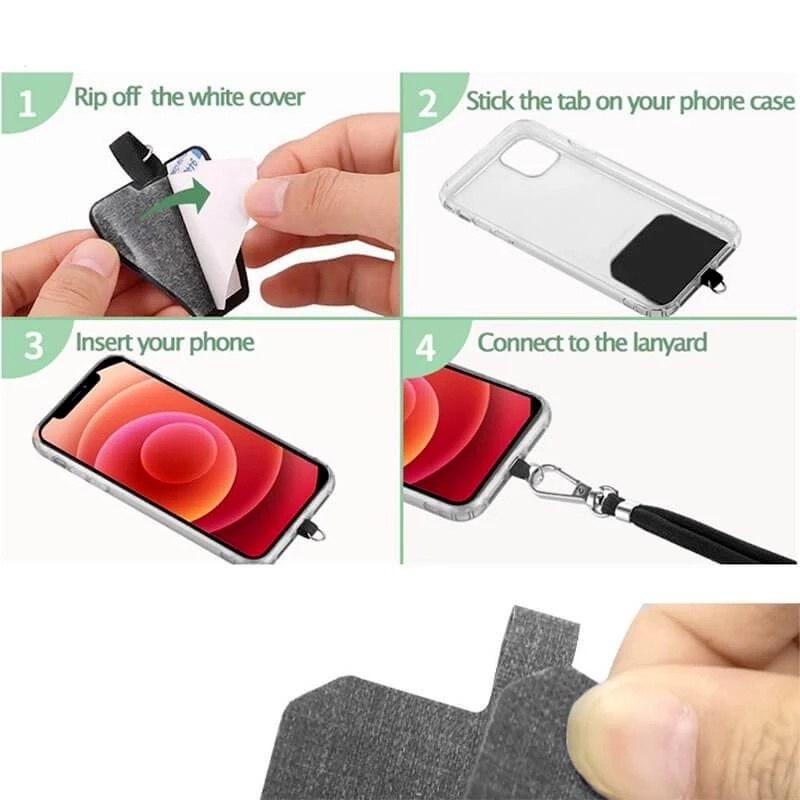 Tali Lanyard Holder Handphone Anti Hilang Warna-Warni