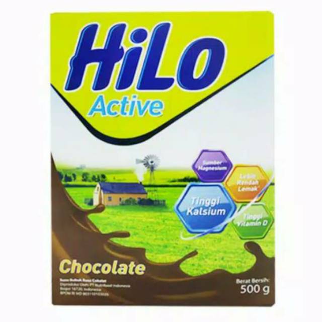 Hilo Active Chocolate 500gr Shopee Indonesia