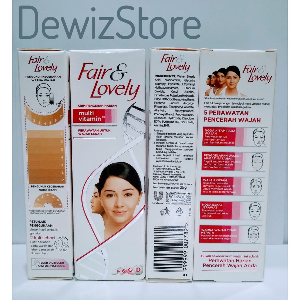 FAIR &amp; LOVELY CREAM - 25GR