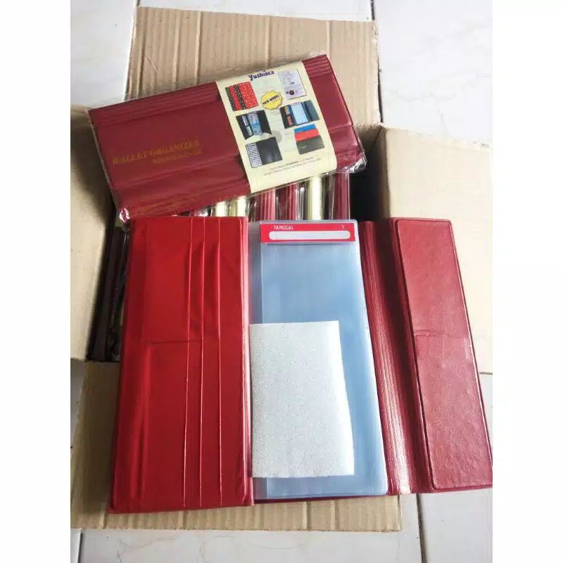 Ready Dompet cheque wallet organizer/disiplin anggaran keuangan bulanan tanggal cek