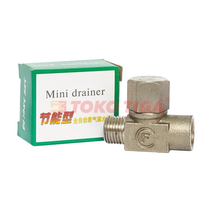 Steam Trap / Mini Drainer 1/4&quot; Setrika Uap Boiler - Standard Quality