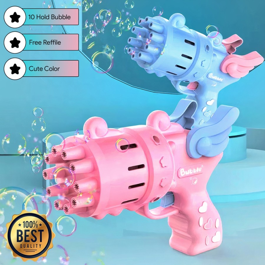 Mainan Bubble Gun Angel Dream (bonus baterai 3 pcs)