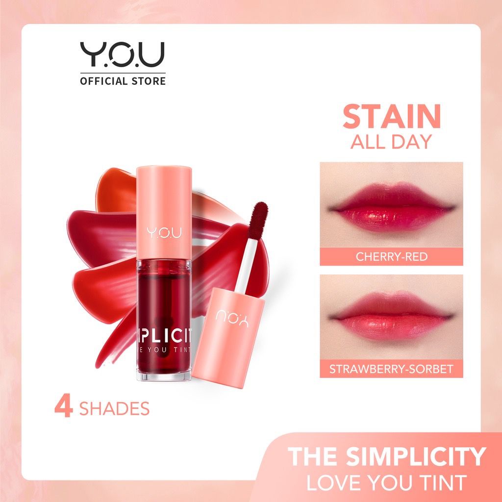 BPOM YOU The Simplicity Love You Tint Ori BPOM Lip Tint Liptint YOU Liptin