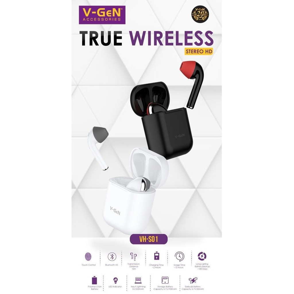 Headset Vgen TWS VH-S01