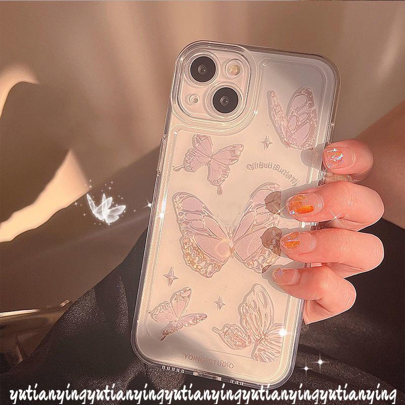 Fantasy Butterfly Case Transparan Motif Angel Eyes Untuk IPhone 6 6s 7 8 Plus 7Plus 8Plus 13 11 12 Pro MAX XR X XS MAX