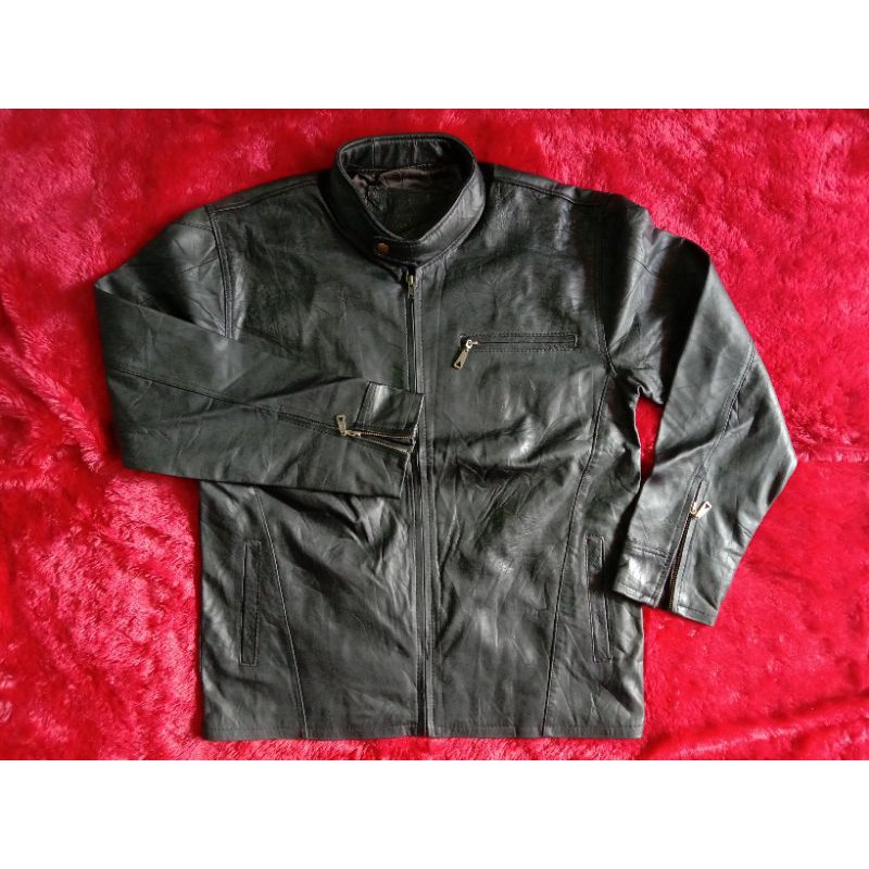 jaket kulit asli second