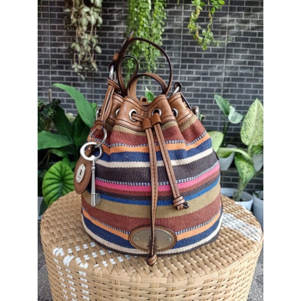 TAS FOSSIL DRAWSTING PELANGI