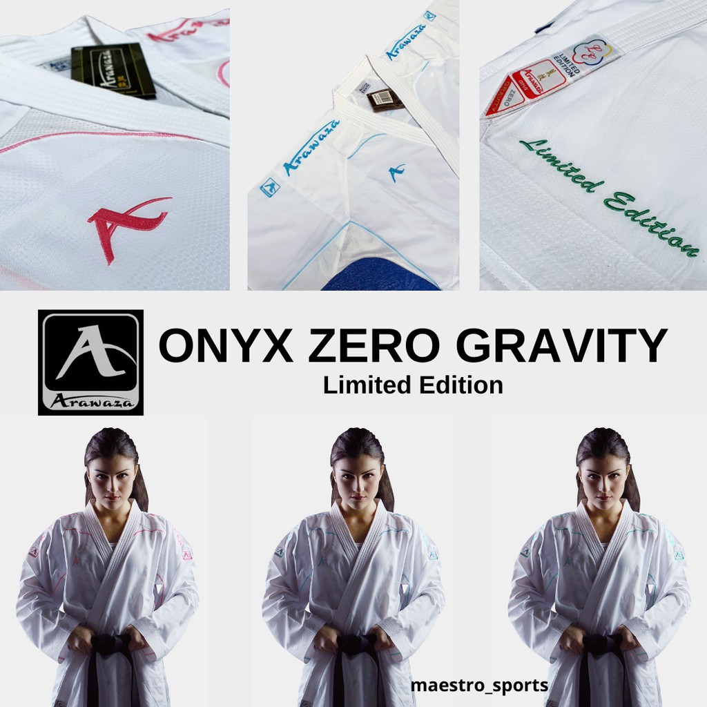 ARAWAZA - Onyx ZERO Gravity "Limited EDITION Series" (Seragam Karate) - KUMITE